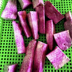 Puré de ñame morado congelado de origen vietnamita para postres dulces - Product Image 1