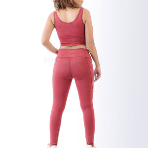 Ropa Deportiva para Gimnasio, Conjuntos de Yoga para Mujer, Tallas Grandes, Cintura Elástica, Transpirable, Ecológica, Ligera, Hecha en Pakistán - Product Image 2