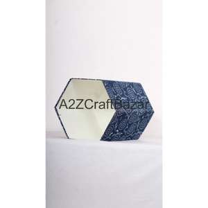 Contenedor de Basura Plegable Hexagonal para Exteriores, Diseño Elegante de Cartón y Algodón, Gestión de Residuos para Interiores/Exteriores - Product Image 5