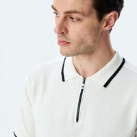 Chemise d'été personnalisée à manches courtes avec fermeture éclair, unie, pour homme, 100 % coton, style professionnel, respirante, disponible dans toutes les couleurs et tailles