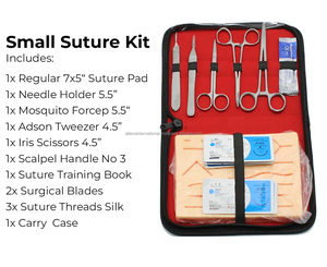 Nouvel Arrivage Prix Usine Vente Chaude 2026 Kit Complet de Pratique de Suture Chirurgicale de Haute Qualité avec Coussin de Suture Courbé - Product Image 1