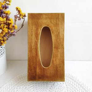 Porte-mouchoirs en bois imprimé floral vibrant pour la décoration festive, les occasions spéciales, le bureau, la maison, le comptoir et les cadeaux - Product Image 6