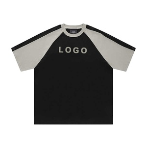 Camiseta de Verano al por Mayor OEM para Hombre, Camisetas con Logotipo Impreso, Camiseta de Lujo 100% Algodón, Camiseta Oversize de Corte Cuadrado - Product Image 1