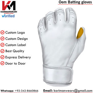 Guantes de Bateo de Béisbol Ajustables, Cómodos, de Cuero, Ligeros, Duraderos y Transpirables - Product Image 5