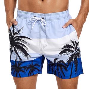Pantalones cortos de secado rápido para hombre, venta al por mayor, servicio OEM, estampado personalizado, bañadores para hombre, pantalones cortos de playa de secado rápido con bolsillos - Product Image 1