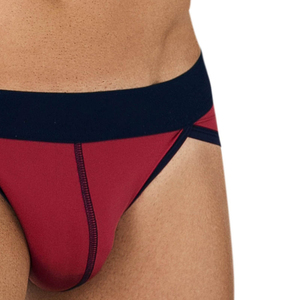Hot Selling Fashion Men's Mid-Rise <b>Boxer</b> Briefs Custom Colors & Logo Breathable Mesh Underwear Spandex/Nylon High Quality - Product Image 4