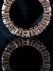 New Design Pass Diamond Tester Solid 925 Sterling Silver VVS Moissanite 6ct Pear Cut Engagement Band Ring Iced Wedding <b>Gift</b> for - Product Image 4