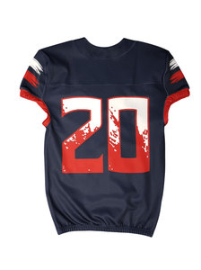 Reversible <b>Mesh</b> American Football Jersey Adult Youth Dual Side Custom Logo Number Name Breathable Polyester OEM ODM Low MOQ - Product Image 2