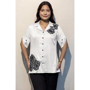 Camisa Formal Elegante para Mujer con Cuello y Mangas Largas para Oficina y Reuniones, Compre Directamente del Proveedor - Product Image 1