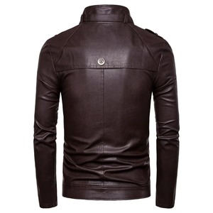Men's Genuine Leather Moto <b>Jacket</b> Hooded Color Blocking Zipper Closure <b>Slim</b> <b>Fit</b> Winter Vintage Breathable - Product Image 5
