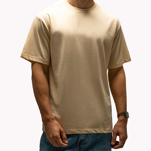 T-shirts formels pour hommes à col montant et épaules tombantes, 100 % polyester, infroissables, respirants, fabrication OEM sur mesure - Product Image 6