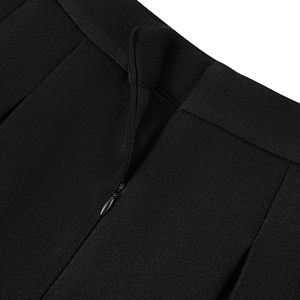 Minifalda Negra Plisada para Mujer, Falda Corta Elegante de Cintura Alta Estilo Coreano - Product Image 4