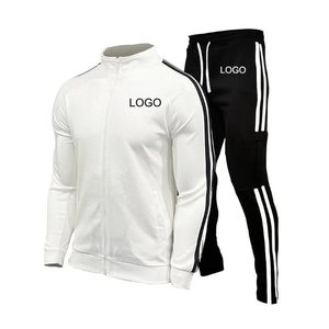 Attractive Polyester Cotton Fleece Tracksuit Set with Warm Fleece Interior and Trend Inspired Design Features - Product Image 4