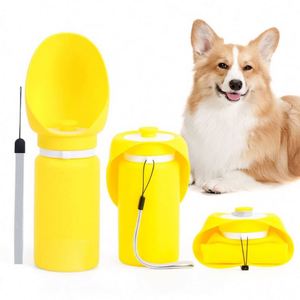 Portable <b>Dog</b> Travel <b>Bottle</b> With Foldable <b>Drinking</b> Cup for Walking, Outdoor Pet Water Dispenser, Custom Logo Promo Gift - Product Image 2