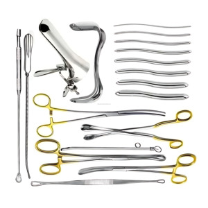 Ensemble d'instruments gynécologiques réutilisables en acier inoxydable, 18 pièces, certifiés CE ISO, vente en gros, fournisseur de premier plan - Product Image 4