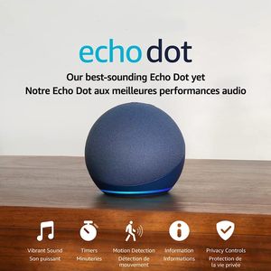 Echo Dot (5.ª generación, lanzamiento de 2022) Altavoz inteligente con Alexa |   Azul Profundo del Mar - Product Image 2