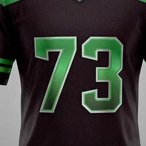 Maillots de football américain en marque privée, service OEM, manches courtes, couleurs et logos personnalisés, temps de production rapide, prix bas - Product Image 5