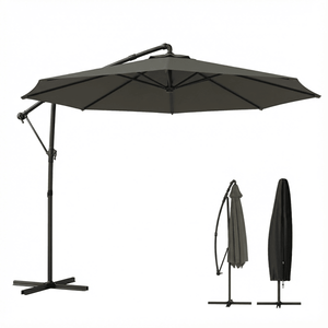 ร่มสนามพร้อมผ้าคลุมสำหรับรับประทานอาหารและพักผ่อนกลางแจ้ง - Product Image 1