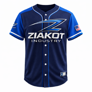 ชุดยูนิฟอร์มเบสบอลสีน้ำเงินกรมท่าและสีขาวแบบกำหนดเอง  ลายทางปักลาย  ผ้าโพลีเอสเตอร์ สำหรับเด็กผู้หญิง  ปักลายแคนาดา อเมริกา - Product Image 6