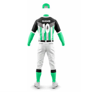 เสื้อเจอร์ซีย์แขนยาวแบบเรียบ ปิดกระดุม ผ้าโพลีเอสเตอร์ 100% พร้อมกางเกง ชุดยูนิฟอร์มทีมแบบกำหนดเอง ชุดฝึกซ้อมกีฬา - Product Image 3