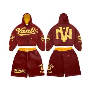 Conjunto Deportivo de Jersey de Malla Tejida para Hombre, Estilo Hip Hop, con Estampado por Transferencia de Calor, Pantalones Cortos Transpirables, Ropa Urbana de Verano - Product Image 1