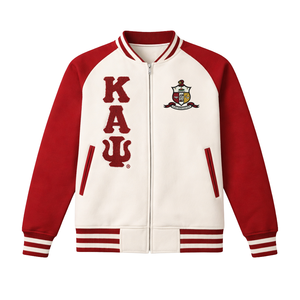 Giacca in Pile Varsity Kappa Alpha Psi, Abbigliamento per Fraternità Greca con Stile Collegiale Classico e Comfort Premium - Product Image 4