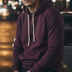 Sudadera con Capucha Oversize Bordada para Invierno 2026 - 100% Algodón con Forro Polar de Poliéster, Disponible en Todos los Tamaños y Colores, y Personalizaciones - Product Image 1