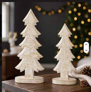 High Quality Wood <b>Christmas</b> <b>Tree</b> Figurine Collectible festive ornament for home and office display at bulk price - Product Image 1
