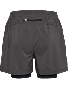Shorts pour femmes personnalisés, dernière collection, en fer forgé 2-en-1, avec poches, extensibles, taille haute et double couche, pour l'entraînement - Product Image 5