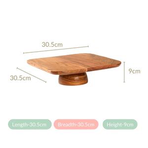 Luxury Wooden <b>Cake</b> <b>Stand</b> with Square <b>Dome</b> Elegant Dessert Display for Hotels at Attractive for International Buyers - Product Image 6