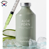 Cosmétiques Coréens : Sérum Ampoule Rafraîchissante à l'Aloès et PDRN, Acide Hyaluronique, Anti-Âge, Végan, Apaisant, Hydratant, Éclaircissant, Collagène