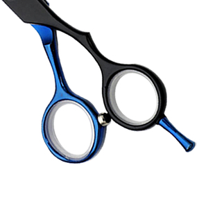 Ciseaux à effiler professionnels 6'' avec logo personnalisé, en acier inoxydable, réutilisables, légers, à pointe arrondie, 28 dents, pour coiffure et barbier - Product Image 4