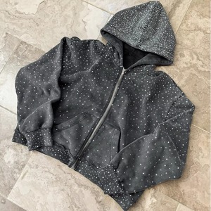 Casual Wear Premium Quality Men Rhinestone <b>Hoodie</b> anti-wrinkle design <b>soft</b> Wholesale Affordable Price Men Rhinestone <b>Hoodie</b> - Product Image 3