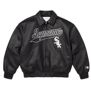 Chaqueta Bomber Negra de Poliéster para Hombre, Diseño con Parche del Super Bowl LIX, Cierre de un Solo Botón, Informal, con Logotipo Frontal, Ropa de Abrigo para Otoño - Product Image 1