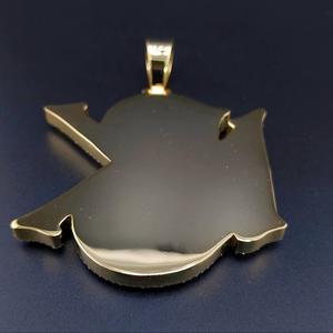 Colgante de Plata 925 Personalizado con Letra y Nombre, Estilo Hip Hop, con Moissanita VVS Iced Pass, Certificado IGI, Engaste de Garra, Estilo Estrella de Rapero para Hombre - Product Image 5