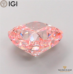 เพชร VS1 ความใสระดับ Clarity รูปทรงสี่เหลี่ยมจัตุรัสสีชมพูสดใส พร้อมใบรับรอง IGI เพชร CVD ผลิตในห้องปฏิบัติการ น้ำหนัก 5.01 กะรัต สำหรับแหวนระดับไฮเอนด์ - Product Image 4