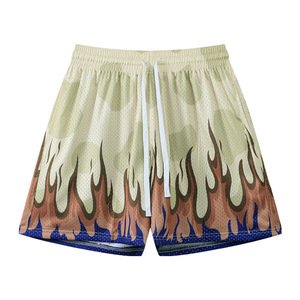 Men's Giraffe Print Polyester Shorts Quick Dry Drawstring Casual Short Shorts Mid Waist <b>Animal</b> <b>Pattern</b> Sport Wear - Product Image 3