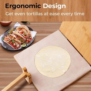 Prensa de Tortillas de Maíz Reutilizable de Madera Natural de ILAHI - Máquina para Hacer Tortillas al por Mayor, Apta para Lavavajillas, Ecológica y Plegable - Product Image 5