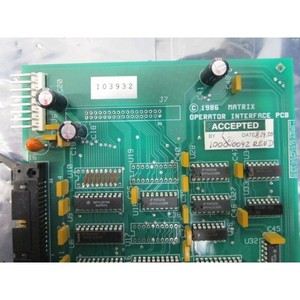 แผงวงจร PCB อินเทอร์เฟซผู้ควบคุม Matrix 1000-0042 REV - อุปกรณ์และอะไหล่เซมิคอนดักเตอร์ระดับโลกที่เชื่อถือได้ - Product Image 4
