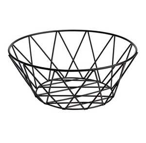 ตะกร้าเก็บของลวดโลหะแบบเปิดด้านบนเพื่อการเข้าถึงและมองเห็นได้ง่าย - Product Image 1