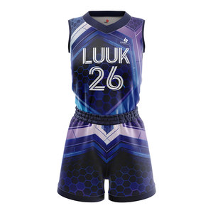 Maillot de basketball personnalisé sublimé pour femme, sans manches, écologique, respirant et anti-humidité, vente en gros - Product Image 5