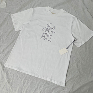 T-shirt graphique d'été 2026 en coton 240g pour homme – Fabrication personnalisée, vente en gros, dropshipping - Product Image 2