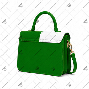 Bolso de Mano de la Hermandad Griega Iota Phi Lambda al por Mayor para Mujer, Bordado con Bloques de Color, con Asa Superior, Bandolera y Bolso Tipo Satchel, Personalizado - Product Image 2