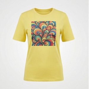 Camiseta de Moda Atemporal y Ecológica para Mujer, Cuello en V, Manga Larga, Transpirable, Cómoda, Tallas Grandes, Color Personalizado, Top de Verano - Product Image 1