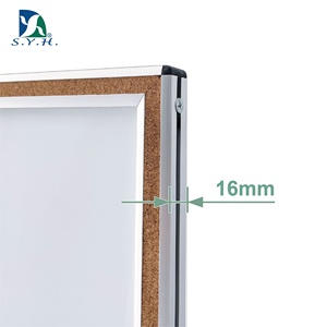 Pizarra Magnética con Superficie de Escritura Suave y Marco de Aluminio/Corcho - Product Image 2