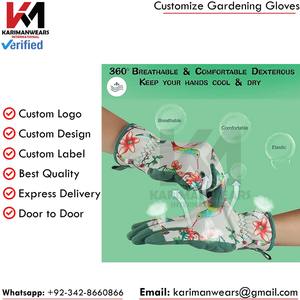 Guantes de Jardinería Profesionales, Duraderos, Transpirables, Ligeros, Diseño Flexible, Ajuste Cómodo, Palma Reforzada para Plantar - Product Image 2