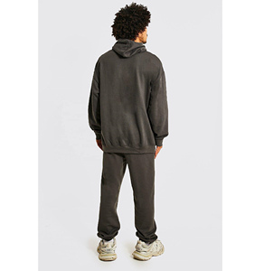 Sudadera con capucha y cordón elástico para hombre, ropa deportiva masculina de marca personalizada, jersey de chándal con capucha y bolsillo tipo canguro - Product Image 6