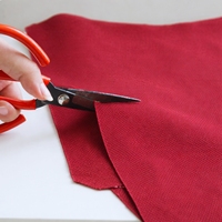 Rotes 10oz Schweres Baumwoll-Canvas-Gewebe 300 GSM 60 Zoll Breite Gefärbtes Hochleistungstextil für Taschen und Polsterung