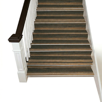 Marches d'escalier en porcelaine de luxe, finition mate, antidérapantes, carreaux émaillés, bordure de 10 mm/20 mm d'épaisseur, marche de 300x900, contremarche de 200x900, utilisation extérieure