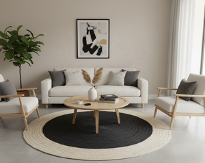 พรมปูพื้นลายดอกไม้กันลื่นทำจากโพลีเอสเตอร์ - Product Image 1